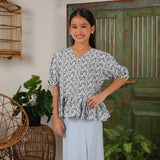 EMBUN Kurung Girl -  Ocean Blue