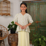 EMBUN Kurung Girl -  Sour Mustard