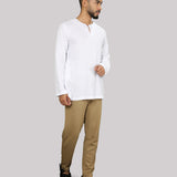 CAHAYA Kurta Men  - Chalk White