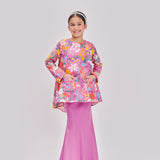 CUTESY Kurung  - Orchid Pink