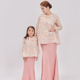 CUTESY Kurung  - Peach Sorbet