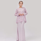 CUTESY Kurung Women - Lilac Bush
