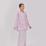 CUTESY Kurung  - Lilac Bush