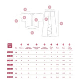 HANYA Kurung Girl - Navy Brown