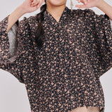 HANYA BASIC Kurung - Peachy Black