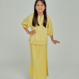 BIDADARI Kurung Girl - Yummy Yellow