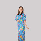 BUNGA Kurung - Sapphire Blue