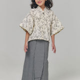 HANYA BASIC Kurung Girl - White Knight