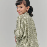 HANYA BASIC Kurung Girl - Diamond Green