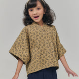 HANYA Kurung Girl - Navy Brown