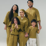 HANYA Kurung Girl - Moss Green