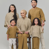 HANYA BASIC Kurung Girl - Caramel Brown
