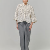 HANYA Kurung Women - White Knight