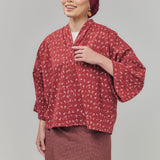 (PRE-ORDER) HANYA BASIC Kurung Women - Mahogany Red