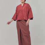 (PRE-ORDER) HANYA BASIC Kurung Women - Mahogany Red