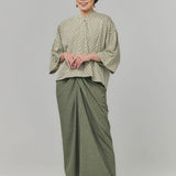 (PRE-ORDER) HANYA BASIC Kurung Women - Diamond Green