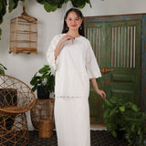 JIWA Kurung Girl - Rainy White