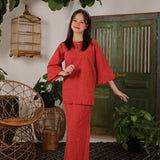 JIWA Kurung Girl - Sweet Burgundy