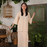 JIWA Kurung Girl - Dark Cream
