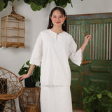 JIWA Kurung Girl - Rainy White
