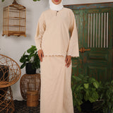 JIWA Kurung Women - Dark Cream