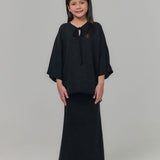 KIRANA Kurung Girl - Black Swan