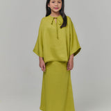 KIRANA Kurung Girl - Lime Green