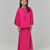 KIRANA Kurung Girl - Magenta Pink