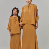 KIRANA Kurung  Girl - Toffee Caramel
