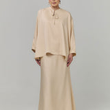 KIRANA Kurung Women - Creamy Beige