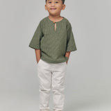 RUUMI Kurta Boy - Diamond Green