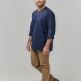RUUMI Kurta Men - Navy Blue