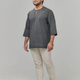 RUUMI Kurta Men - Opal Black