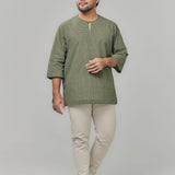 RUUMI Kurta Men - Diamond Green