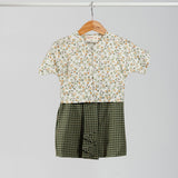 HANYA BASIC Kurung Baby - Forest Green