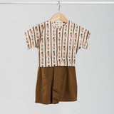 HANYA BASIC Kurung Baby - Rose Wood