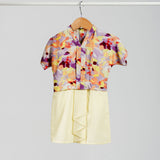 HANYA Demure Kurung Baby - Pastel Yellow