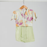 HANYA Demure Kurung Baby - Sunny Lime