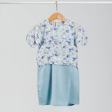CUTESY Kurung Baby - Blue Lily
