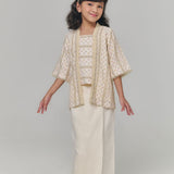 NIRMALA Kebaya Kutu Baru Girl - Ecru Cream