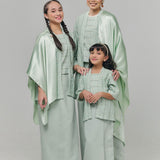 NIRMALA Kebaya Kutu Baru Girl - Soft Teal Green