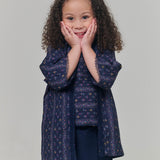 NIRMALA Kebaya Kutu Baru Girl - Dark Navy Blue