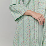 NIRMALA Kebaya Kutu Baru Women - Soft Teal Green