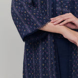 NIRMALA Kebaya Kutu Baru Women - Dark Navy Blue