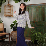 SEMPURNA Kurung Girl - Navy Blue