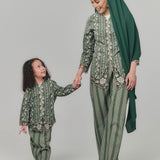 TEJA Kebaya Girl - Emerald Green