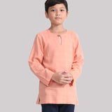 THEO Kurta Kids  - Terracotta Brick