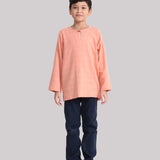 THEO Kurta Kids  - Terracotta Brick