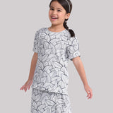LUNA Kurung Girl - Oxford Blue