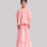 ROSA Kurung Girl - Light Salmon
